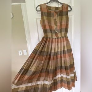 Vintage 50s Dress. Size S.